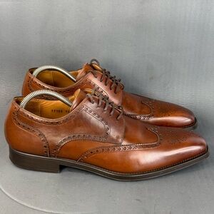 Magnanni Brown Leather Oxfords